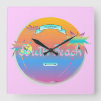 South Beach, Miami, Florida med Handflatan Wall Cl