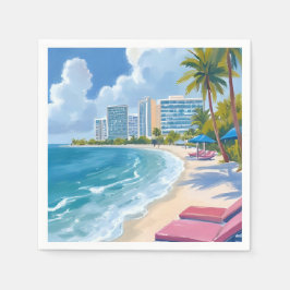South Beach Miami Florida Pappersservett
