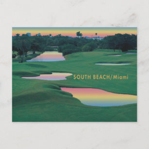 South Beach - Miami GOLF Vykort