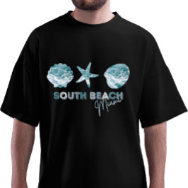 South Beach Miami Helgdag T Shirt