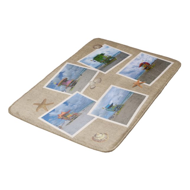 South Beach Miami Lifeguard Torn Badrumsmatta (Vinklad)