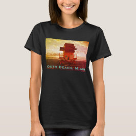 South Beach, Miami Lifeguard Torn (Surfa Rädding) T Shirt