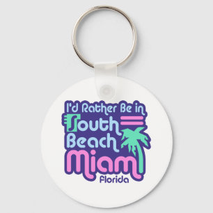 South Beach Miami Nyckelring