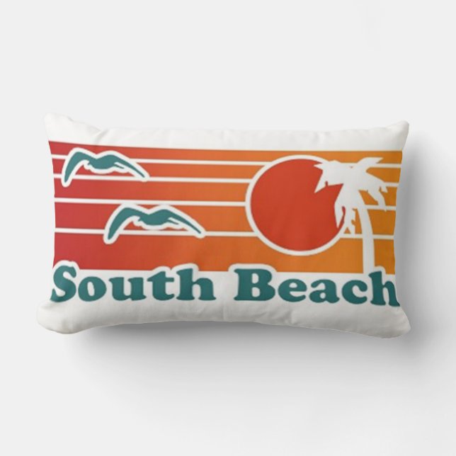 South Beach Miami Pillow Lumbarkudde (Framsida)