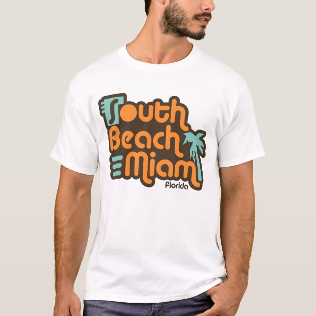 South Beach Miami Tee Shirt (Framsida)