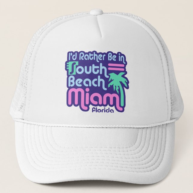 South Beach Miami Truckerkeps (Framsida)