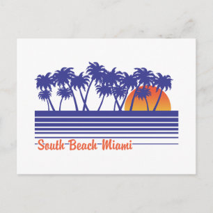 South Beach Miami Vykort
