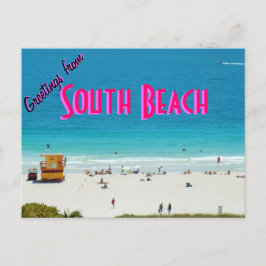 ~South Beach~ POSTCARD Vykort