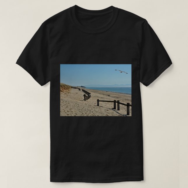 South Beach Pwllheli, North Wales T Shirt (Design framsida)