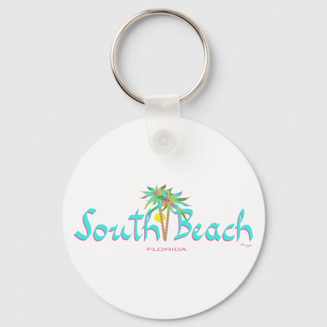 South Beach Sol Miami Nyckelring (Framsida)