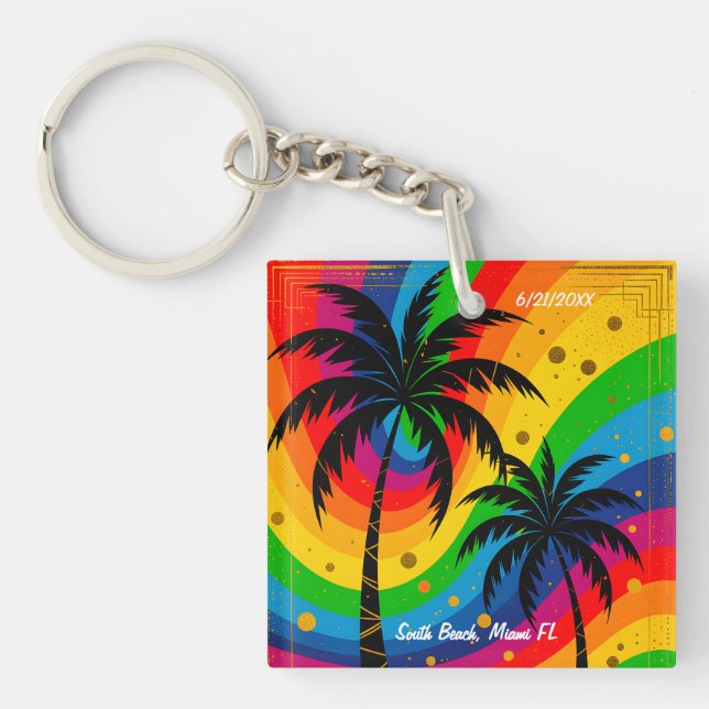 [South Beach Vibes] Retro Tropiska Palmer (Framsidan)