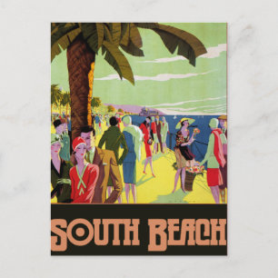South Beach Vykort