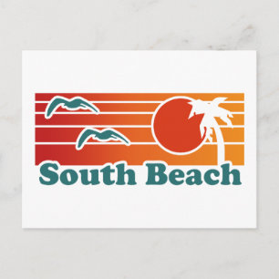 South Beach Vykort