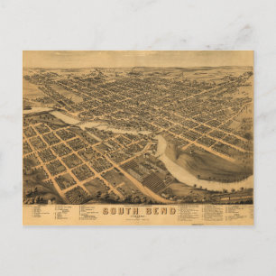 South Bend, Indiana (1874) Vykort