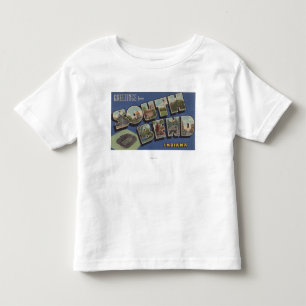South Bend Indiana - stora brevplatser Tee Shirt
