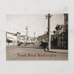 South Bend Washington circa 1925 Vykort