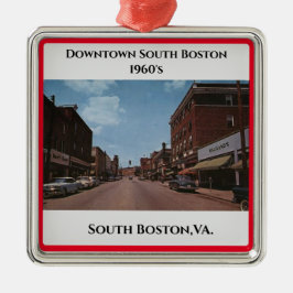 South Boston, VA. Jul Metall Ornament
