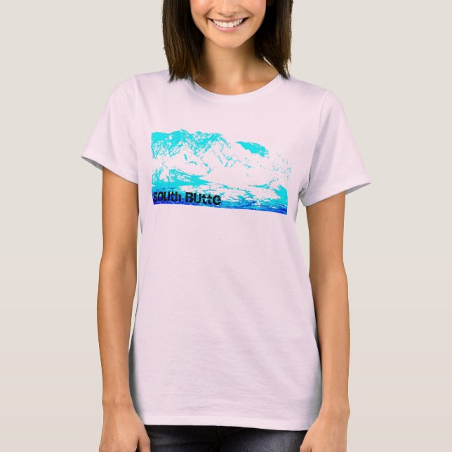 South Butte Blue Mountain T Shirt (Framsida)