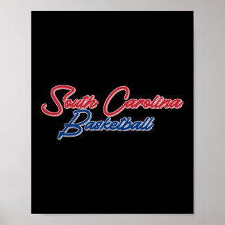 South Carolina Basketball (usa Färg) Poster