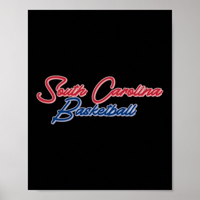South Carolina Basketball (usa Färg) Poster (Framsidan)