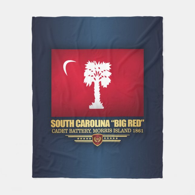 South Carolina "Big Red" Fleecefilt (Framsidan)