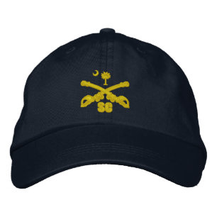 South Carolina Cavalry (Embroiderad) Broderad Keps