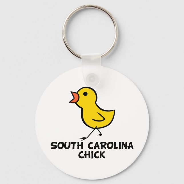 South Carolina Chick Keychain Nyckelring (Framsida)