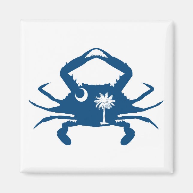 South Carolina Crab Magnet (Framsidan)