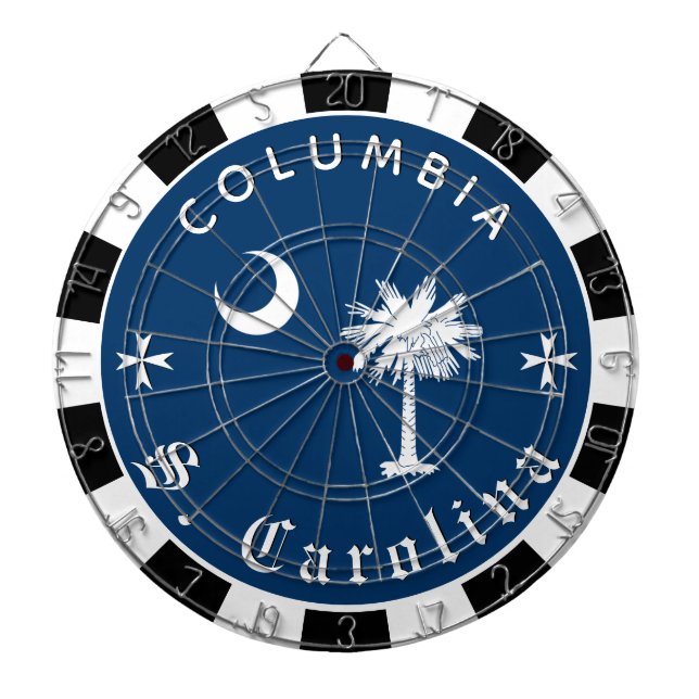 South Carolina Dartboard, Carolina Flagga darts-sp Darttavla (Framsidan)