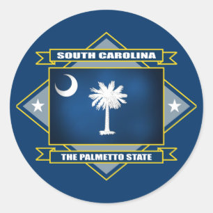 South Carolina diamant Runt Klistermärke