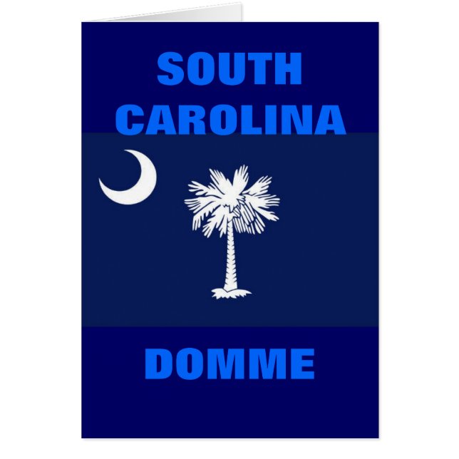 SOUTH CAROLINA DOMME HÄLSNINGSKORT (Framsidan)
