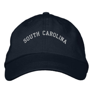 South Carolina Embroiderade Basic Cap Navy Broderad Keps