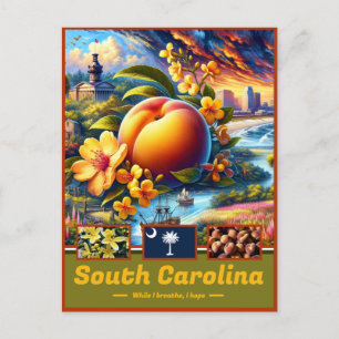 South Carolina Enchanting Vistas Scenia Vykort