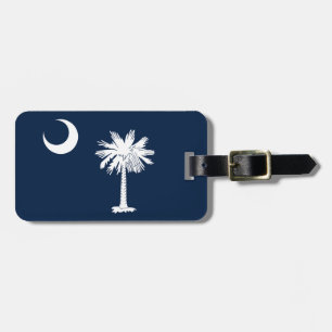 South Carolina Flag Resvärmeskylt Bagagebricka