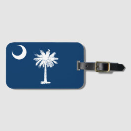 South Carolina-flagga Bagagebricka