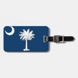 South Carolina flagga Bagagebricka