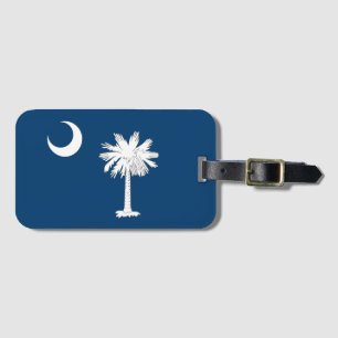 South Carolina flagga Bagagebricka