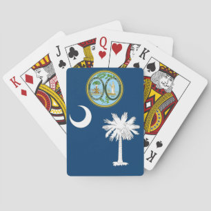 South Carolina flagga Casinokort