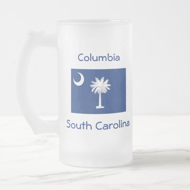 South Carolina Flagga City Mugg (Vänster)