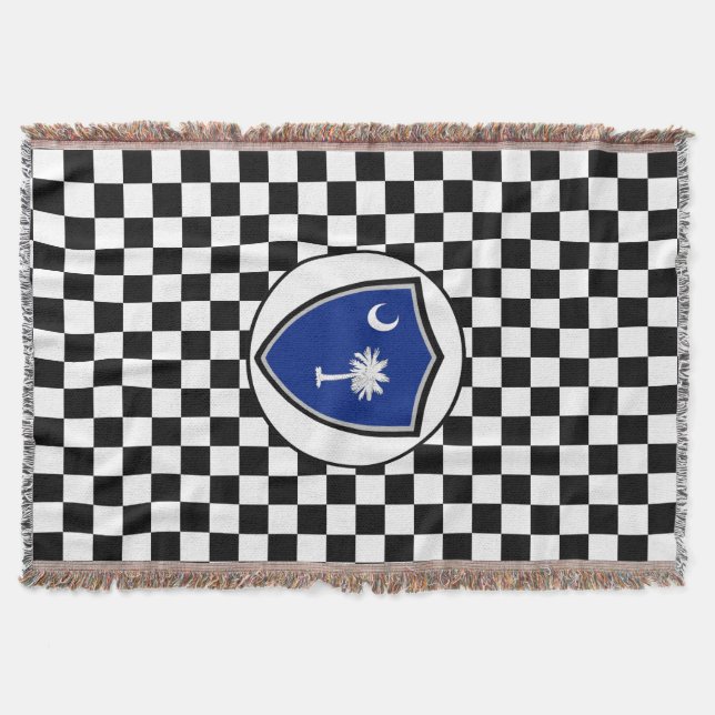 South Carolina flagga Filt (Framsidan)