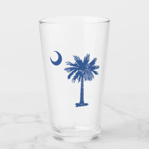 South Carolina Flagga Glaskopp