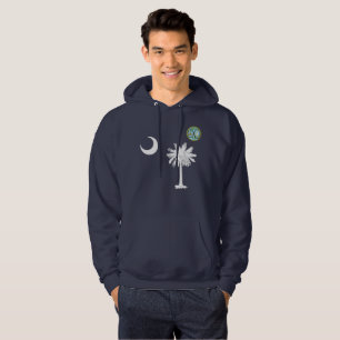 South Carolina flagga Hoodie
