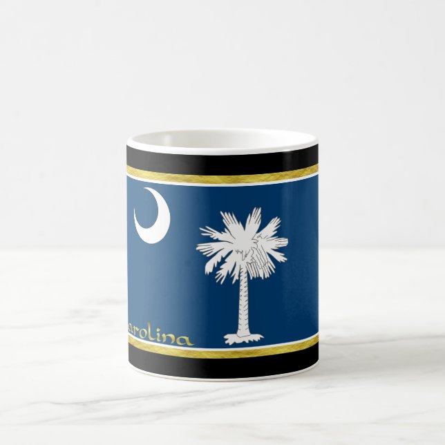 South Carolina flagga Kaffemugg (Center)