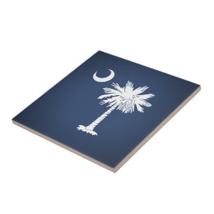 South Carolina flagga Kakelplatta