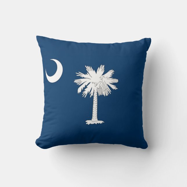 South Carolina Flagga Kudde (Framsida)