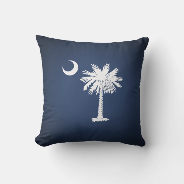 South Carolina Flagga Kudde (Framsida)