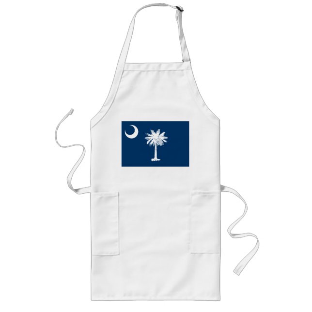 South Carolina-flagga Långt Förkläde (Framsidan)