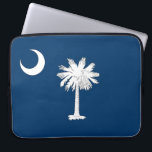 South Carolina Flagga Laptop Fodral<br><div class="desc">South Carolina Flagga</div>