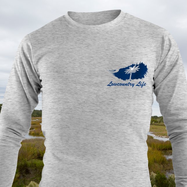 South Carolina Flagga Lowcountry Life Souvenir T Shirt (Skapare uppladdad)