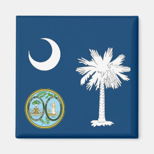 South Carolina flagga Magnet